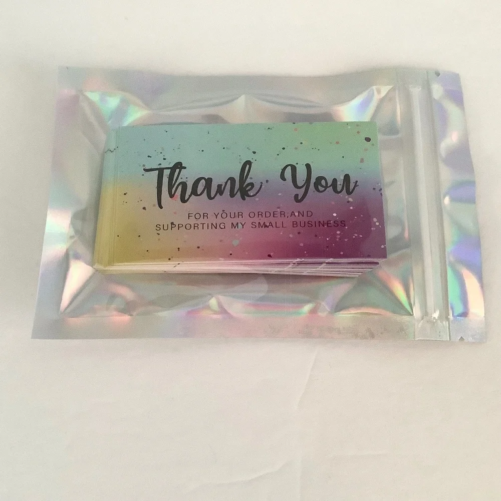 Thank You Cards Pack Of 50 3.5” x 2.1”